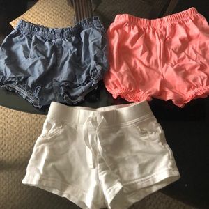 Set of 3 - shorts/bloomers - 18 Months
